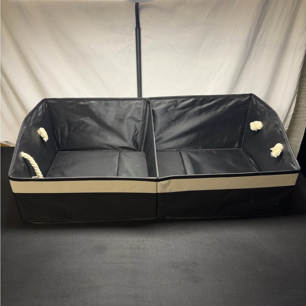 Black and Tan Storage Organizer